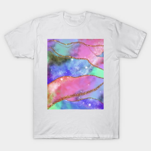 Geode Galaxy T-Shirt by KathrinLegg